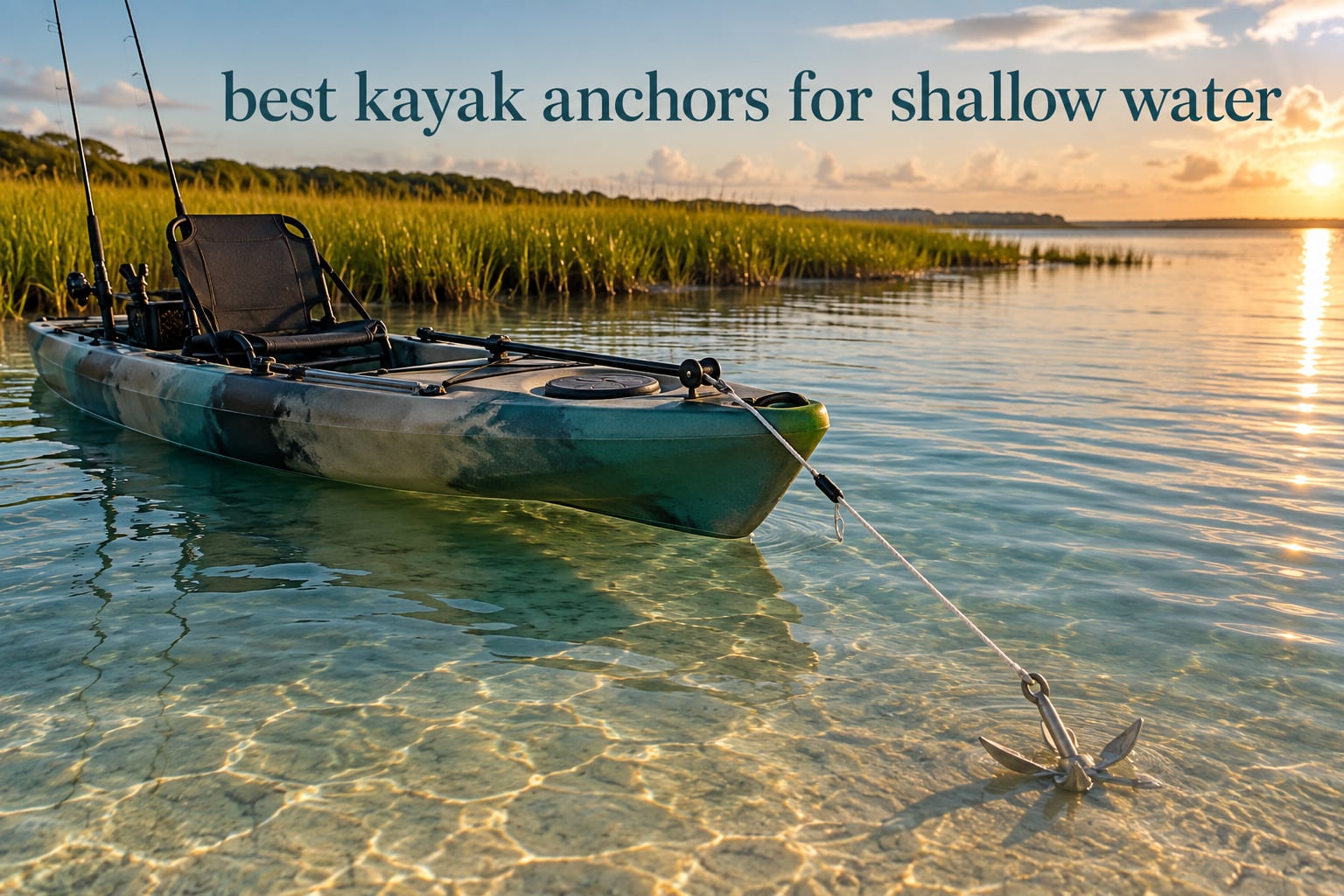 best kayak anchors for shallow water