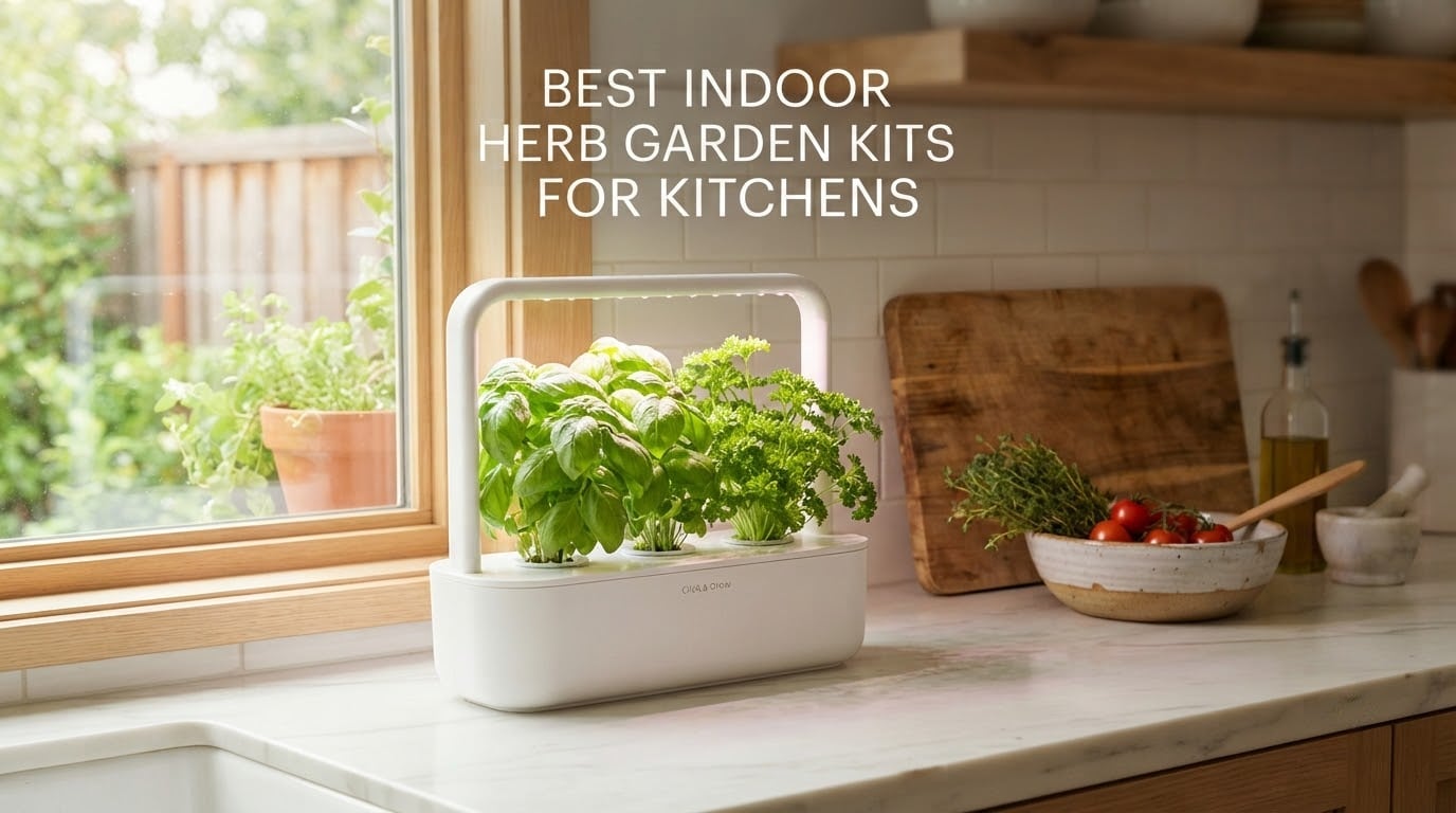 best indoor herb garden kits for kitchens