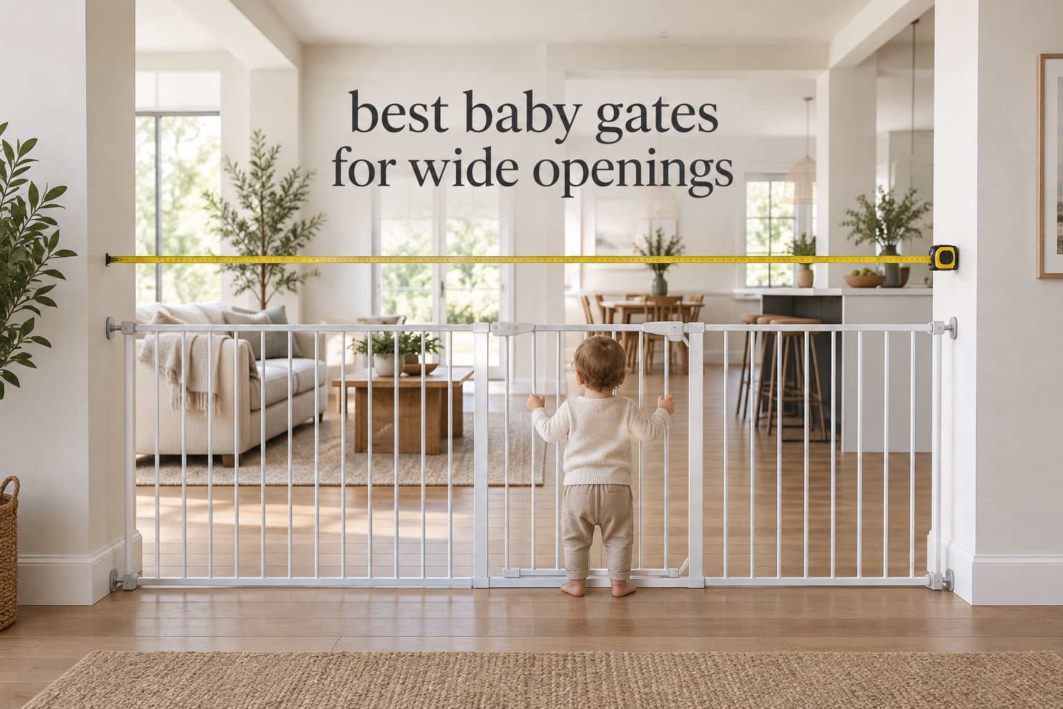 best baby gates for wide openings