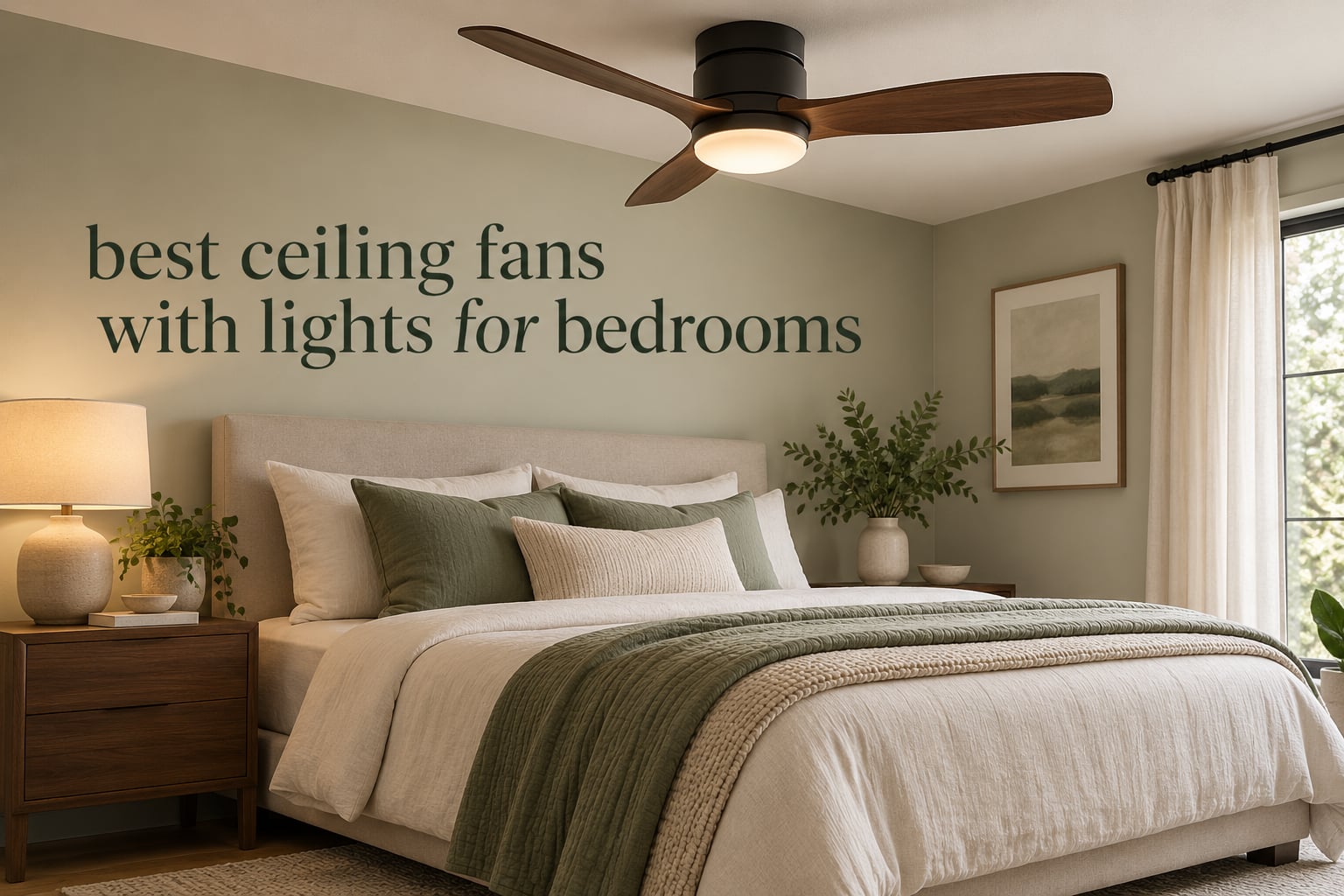 best ceiling fans with lights for bedrooms