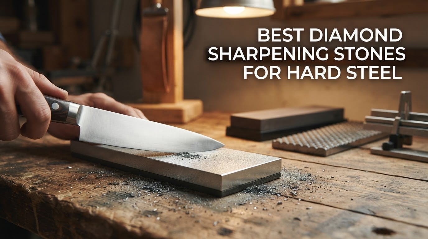 best diamond sharpening stones for hard steel