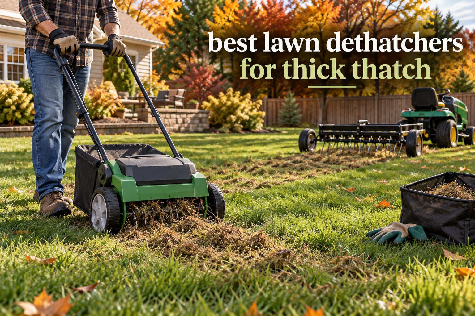 best lawn dethatchers for thick thatch