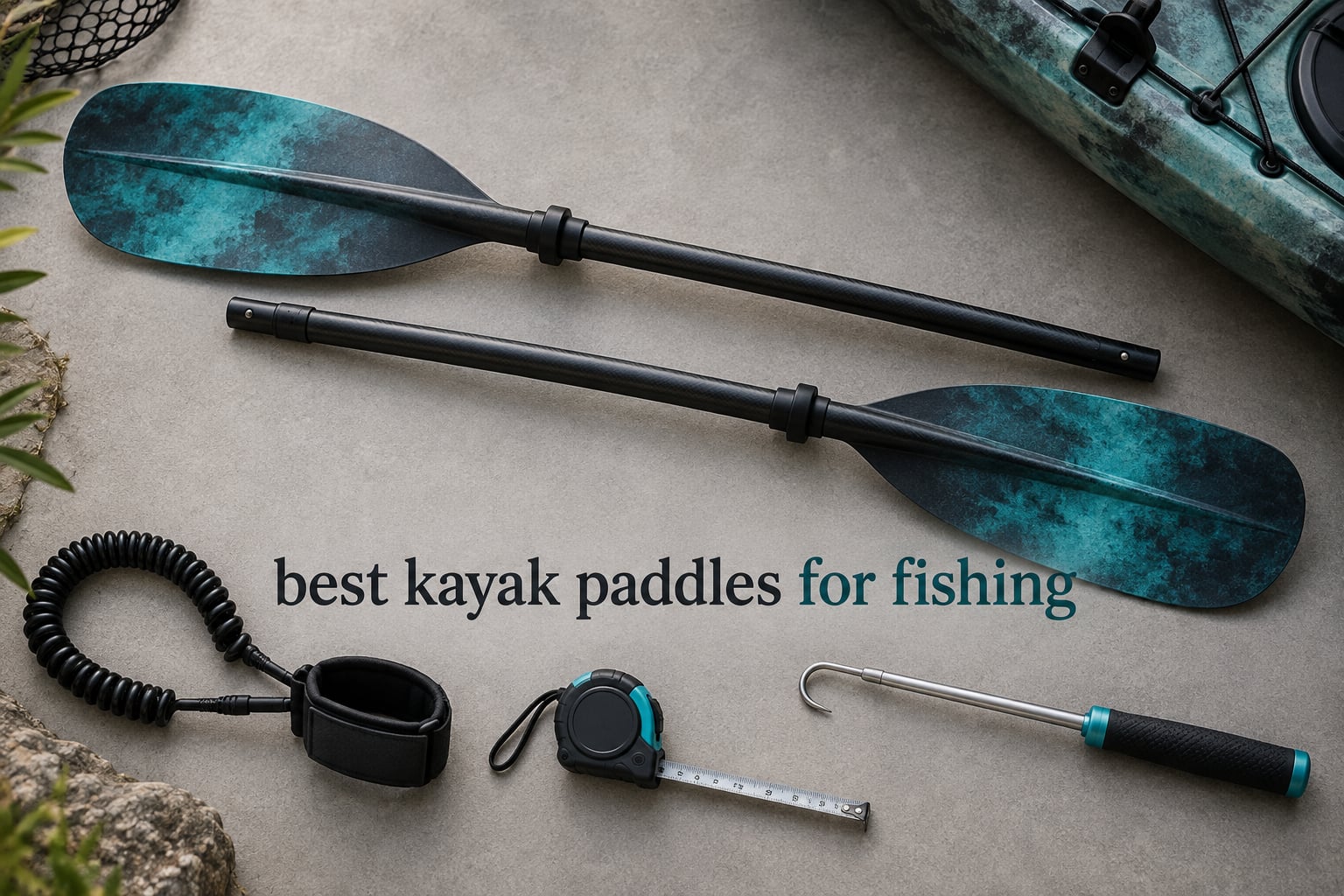 best kayak paddles for fishing