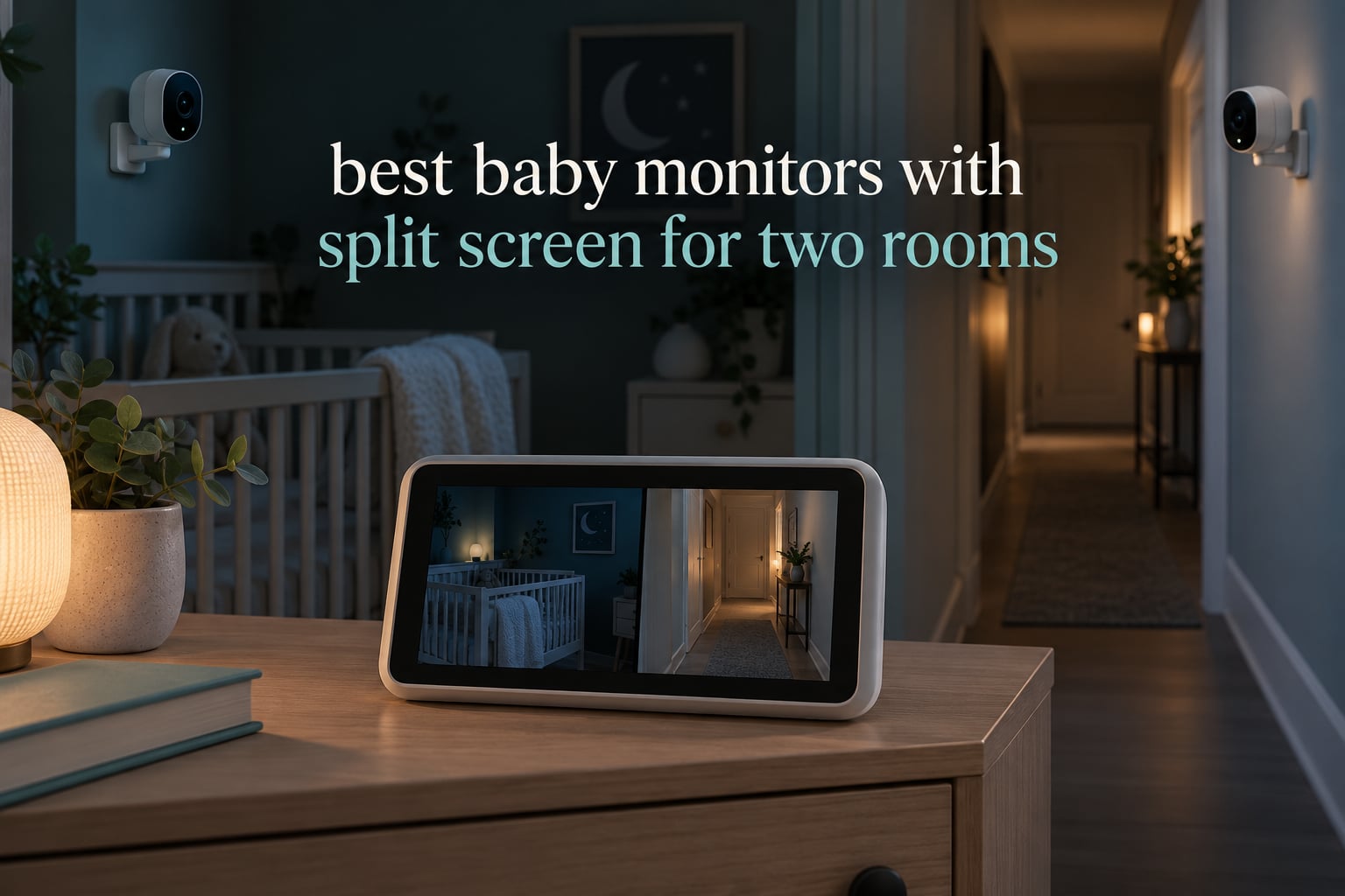 best baby monitors with split screen for two rooms