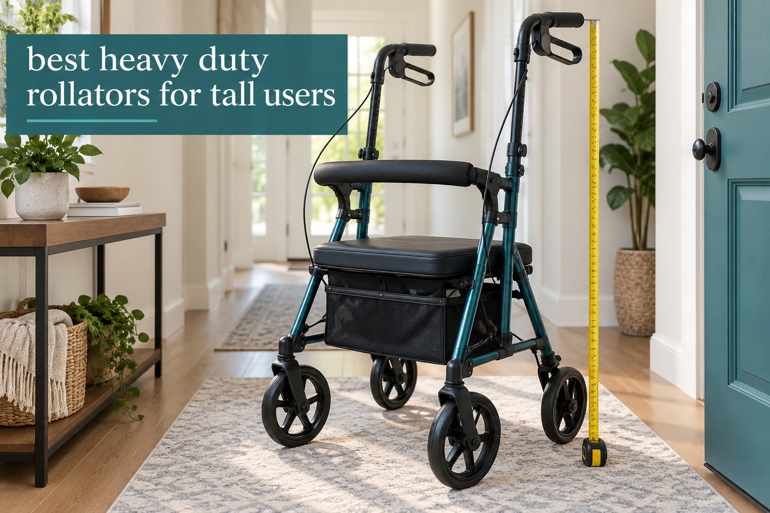 best heavy duty rollators for tall users