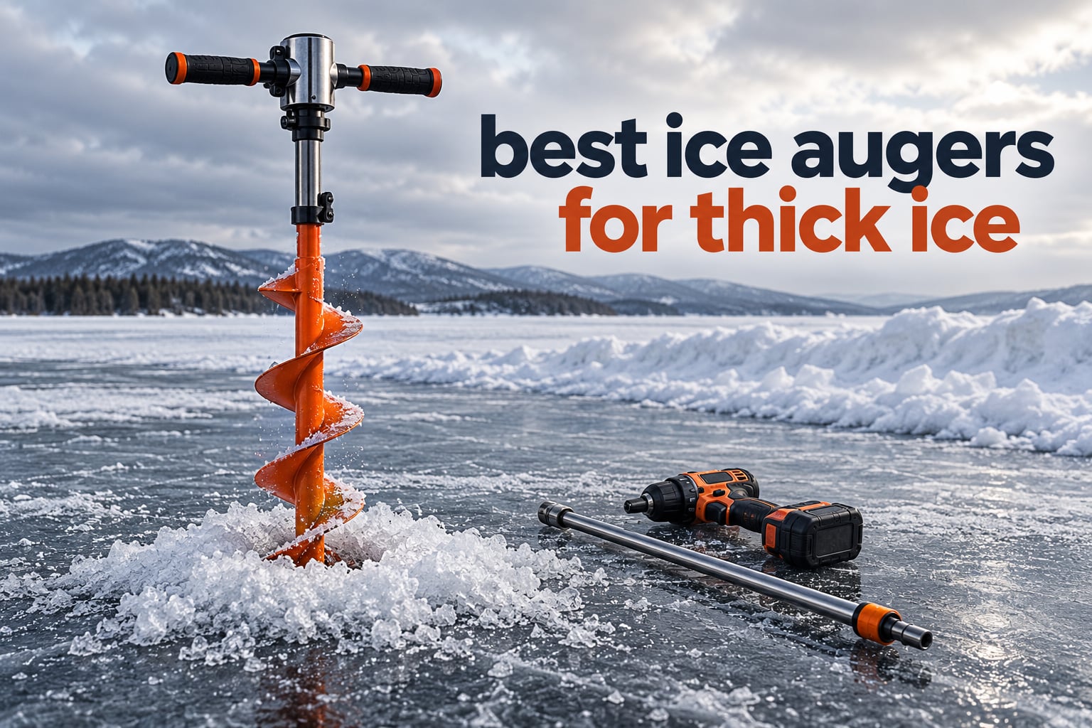 best ice augers for thick ice