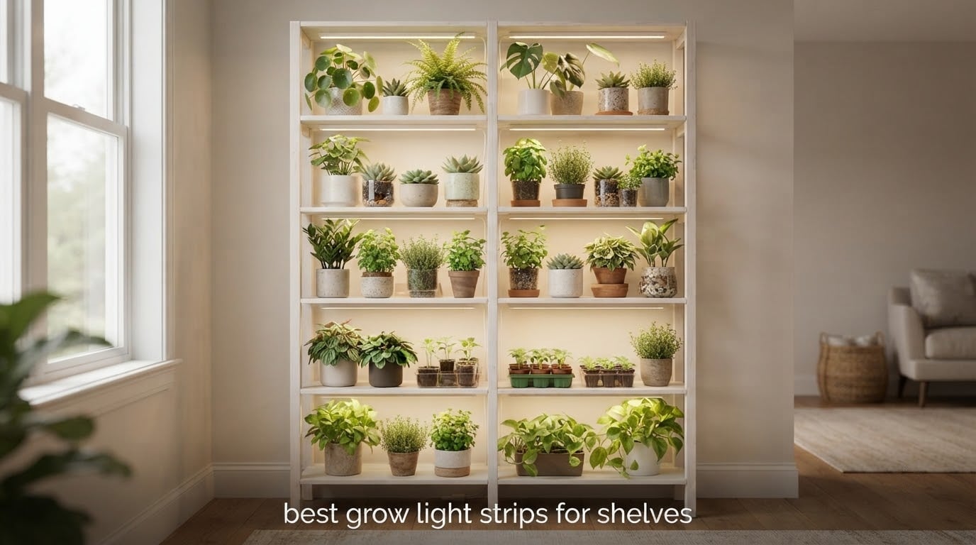 best grow light strips for shelves