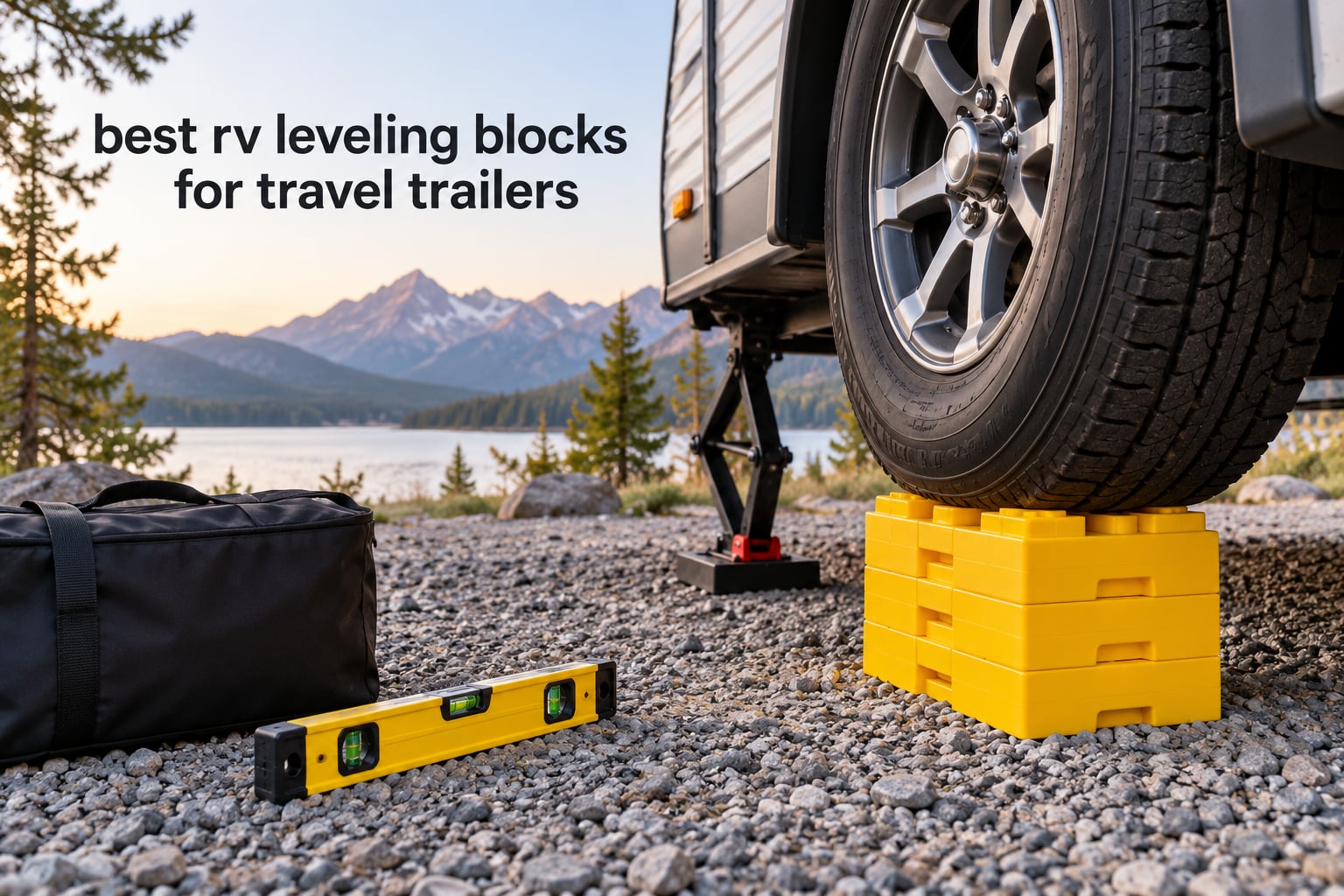 best rv leveling blocks for travel trailers