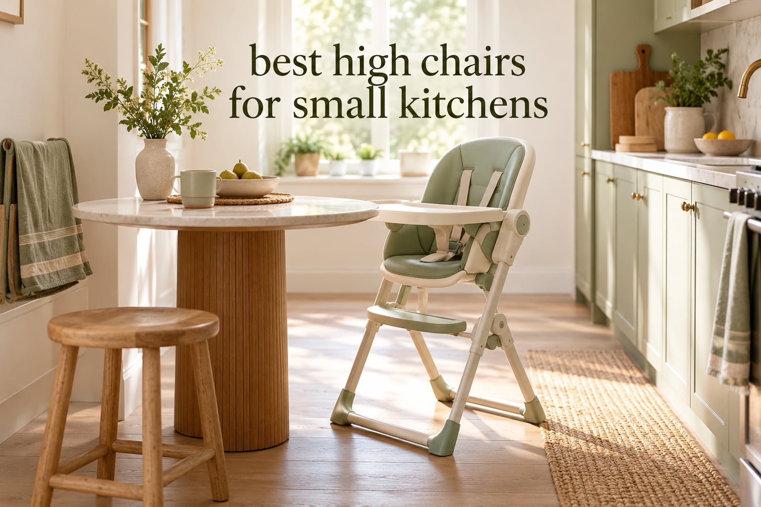 best high chairs for small kitchens