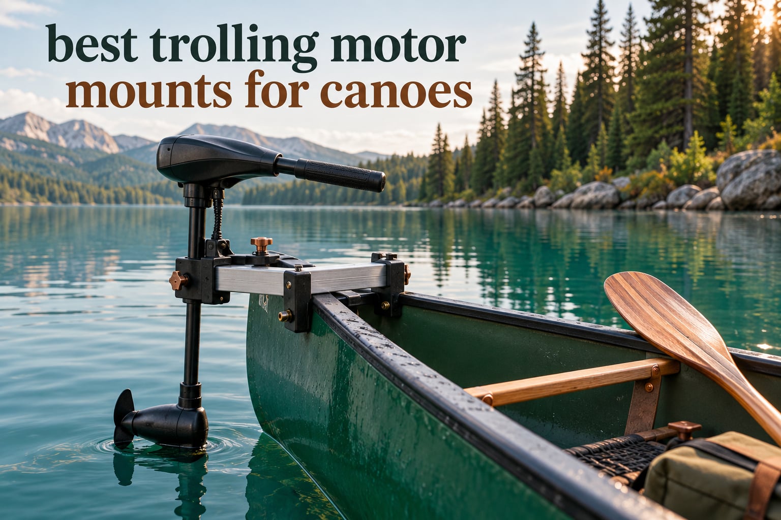 best trolling motor mounts for canoes