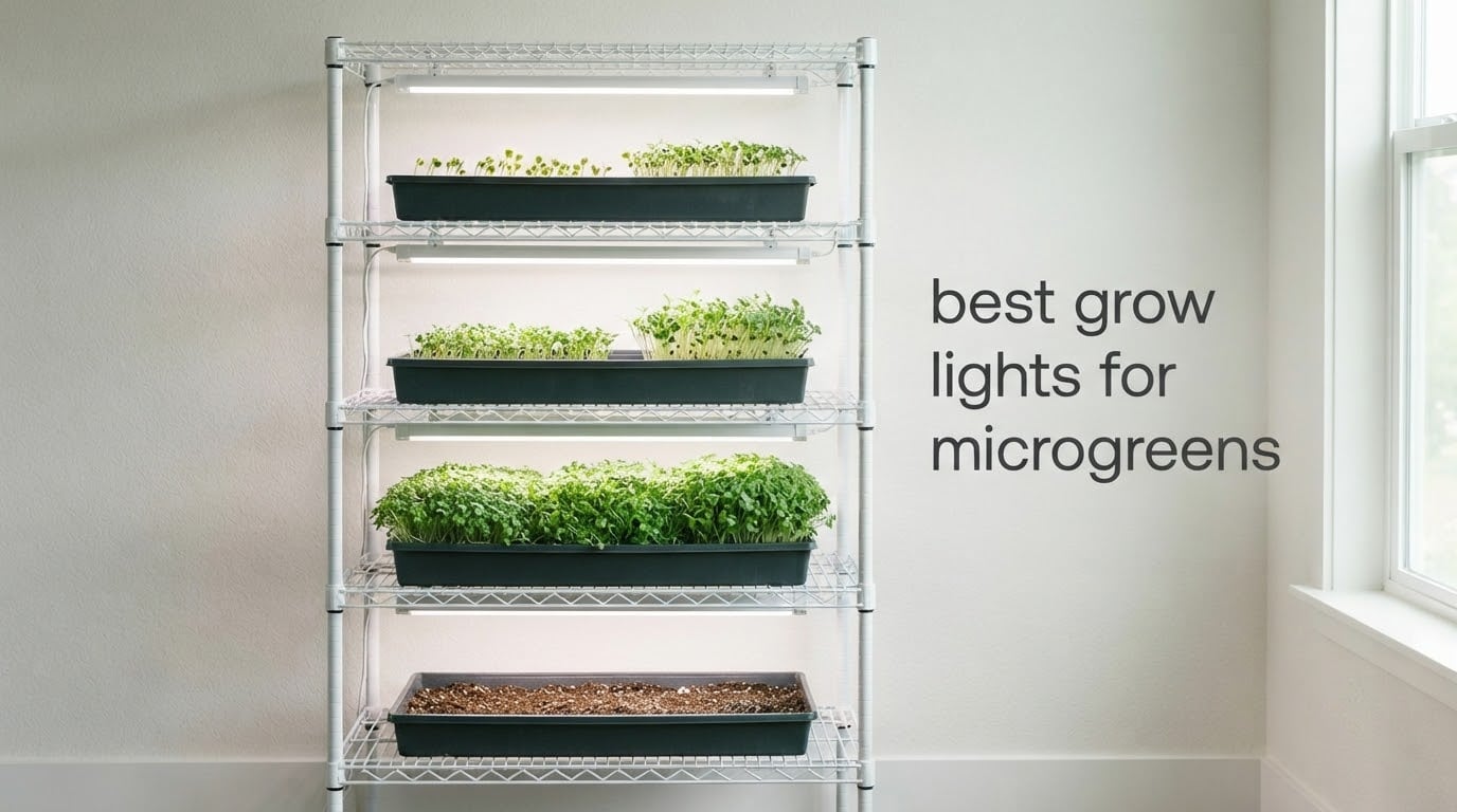 best grow lights for microgreens