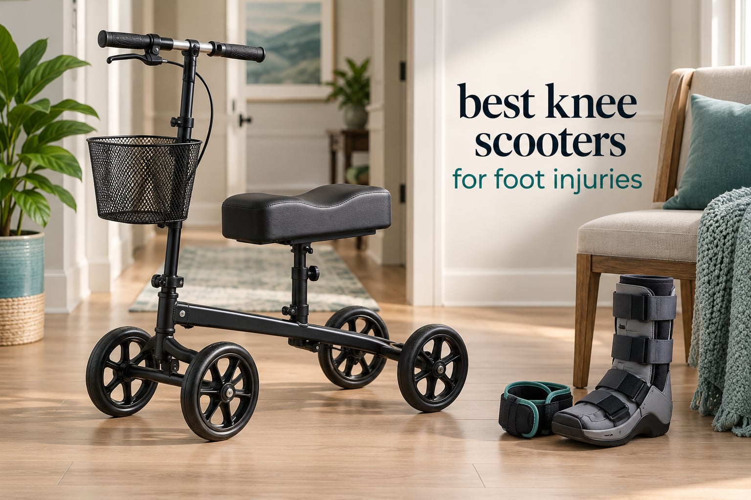 best knee scooters for foot injuries