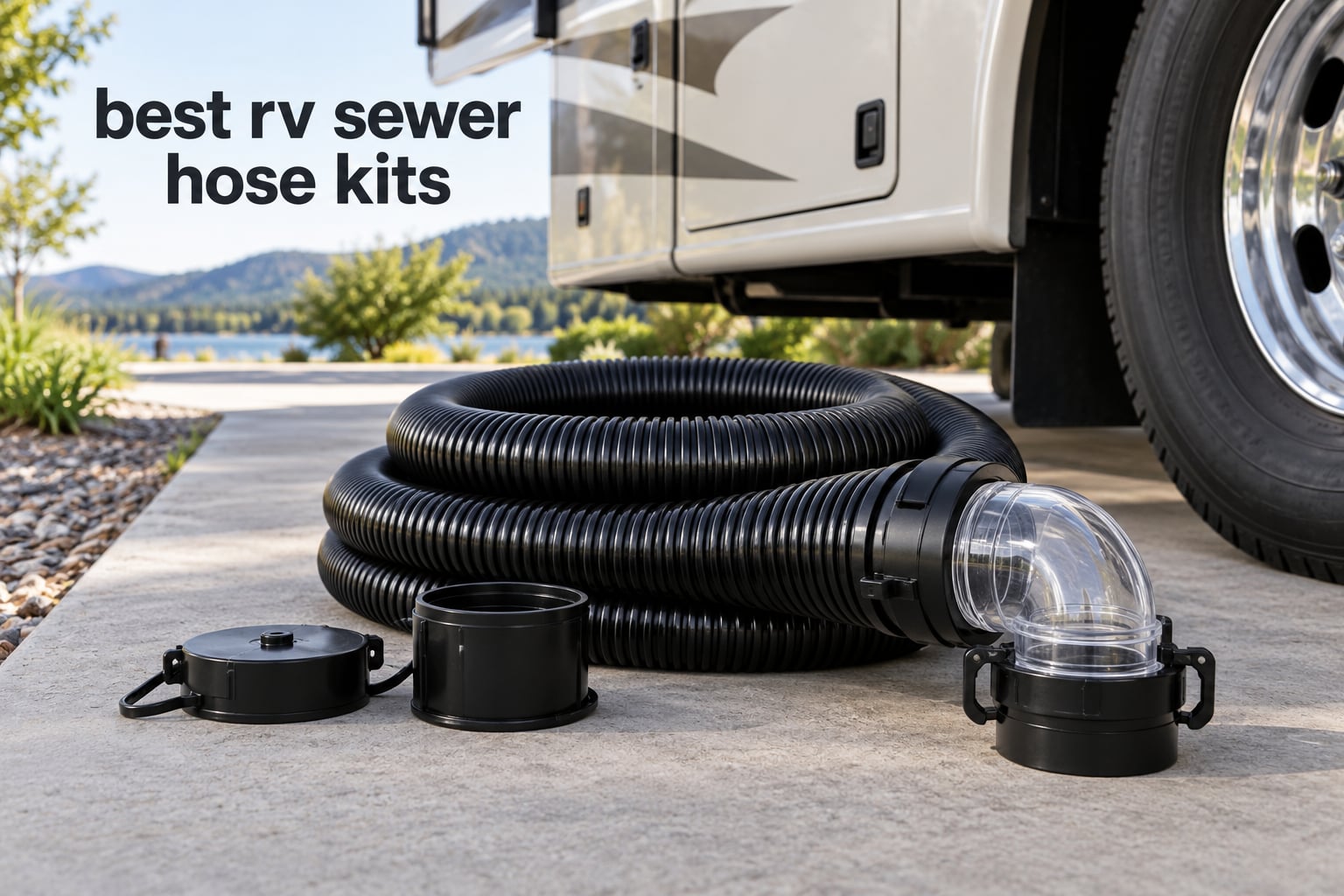 best rv sewer hose kits