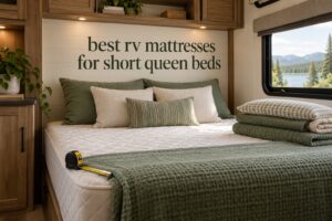 best rv mattresses for short queen beds