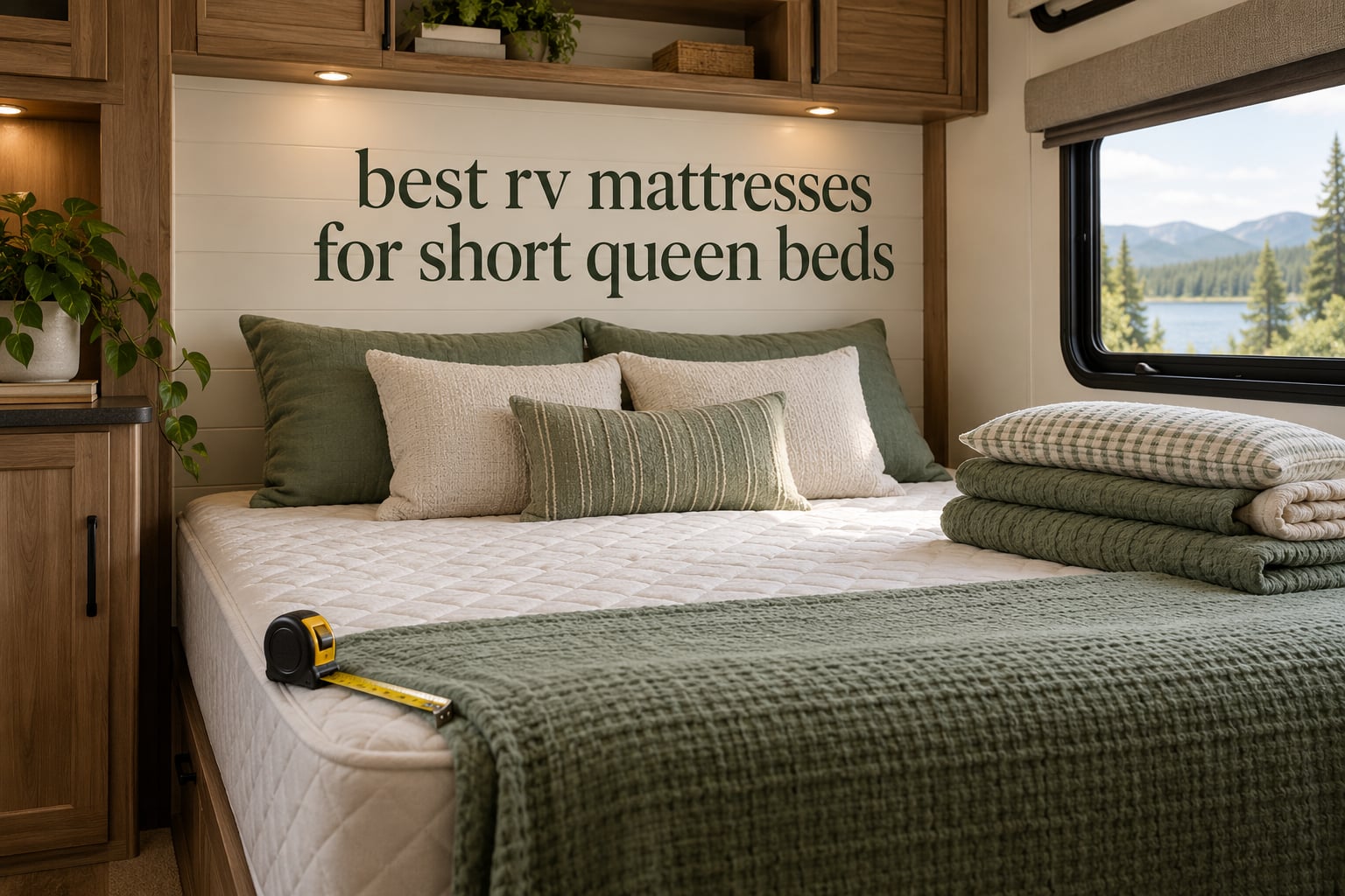 best rv mattresses for short queen beds