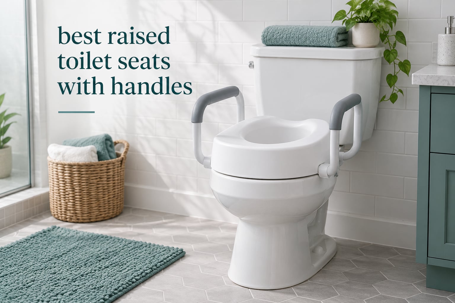 best raised toilet seats with handles