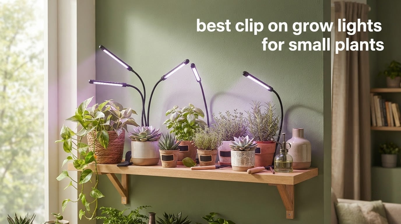 best clip on grow lights for small plants